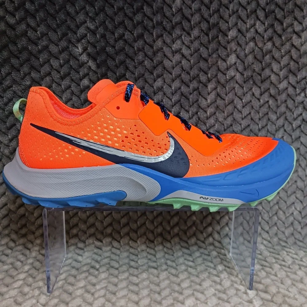 Nike Air Zoom Terra Kiger 7 Total Orange Men's Trail Running Shoes Size 11